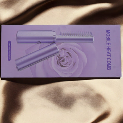 Reachargeable hair comb (Mobile Heat Comb)